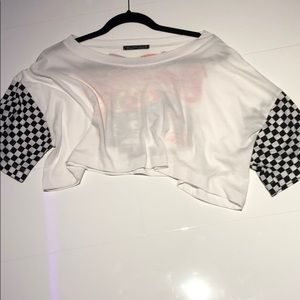 Cropped Racer tee